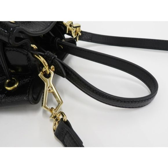 Gucci Ophidia Sherry Line Small Bucket Shoulder Bag Suede Black - Picture 6 of 9